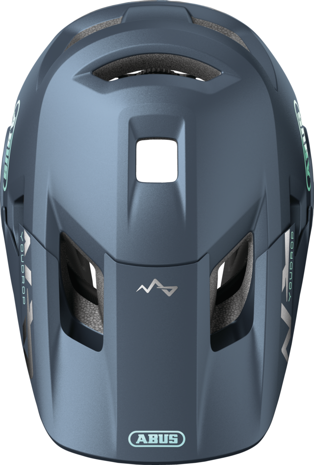Casco da MTB ABUS YOUDROP FF Junior Midnight Blu