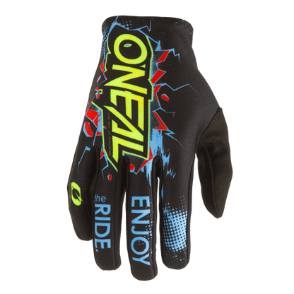 Rękawice O'NEAL MATRIX VILLAIN Junior Czarne