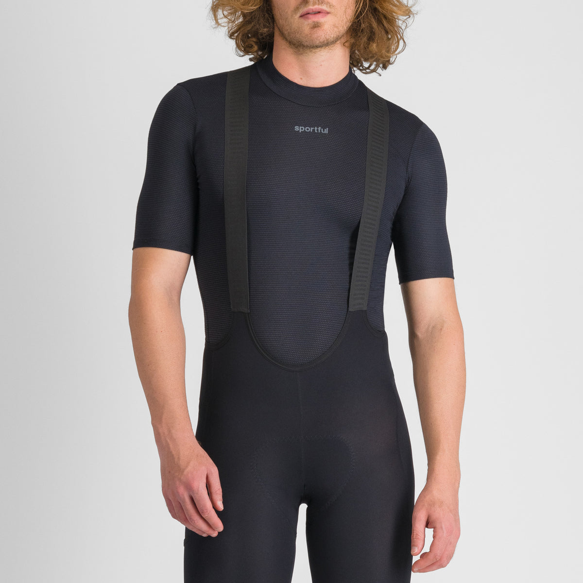Μαύρη ισοθερμική μπλούζα SPORTFUL MERINO με κοντά μανίκια