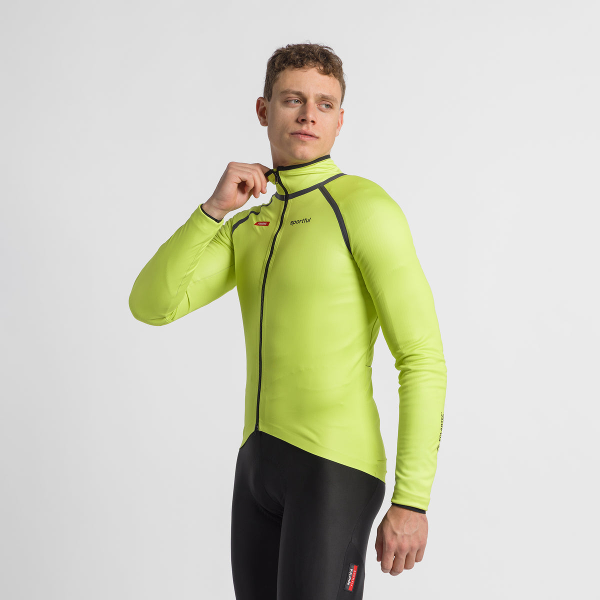 Sárga SPORTFUL FIANDRE HYPER téli kerékpáros kabát
