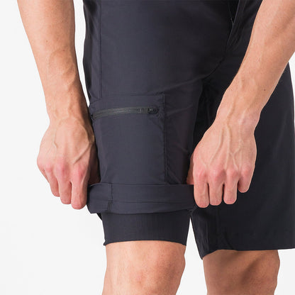 Short CASTELLI UNLIMITED ADVENTURE BAGGY Nero