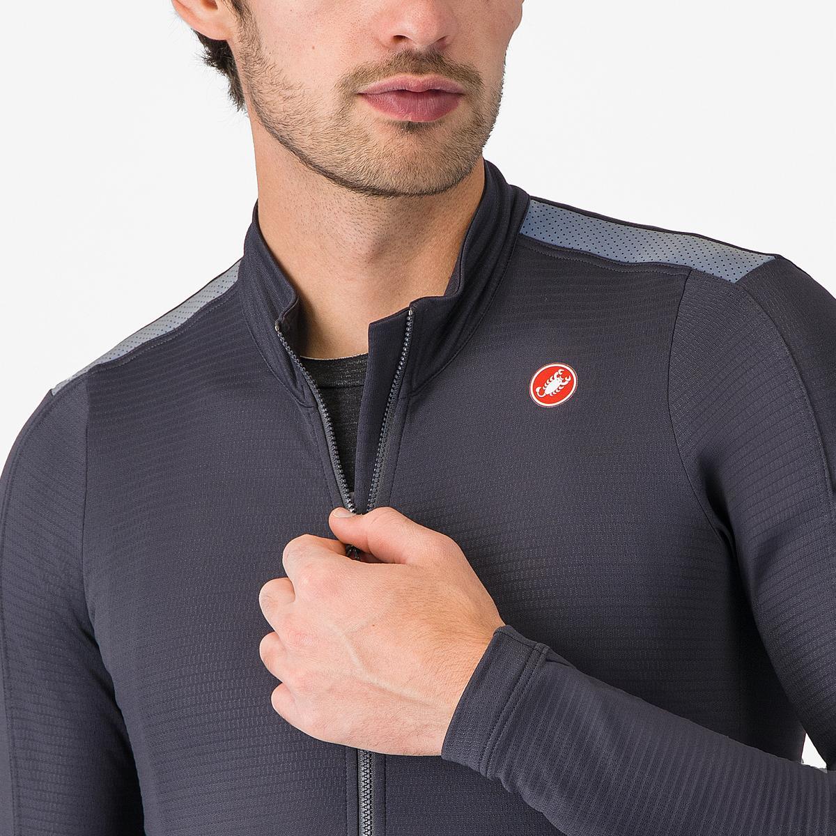Maillot CASTELLI PURO 4 Manches Longues Dark Gray