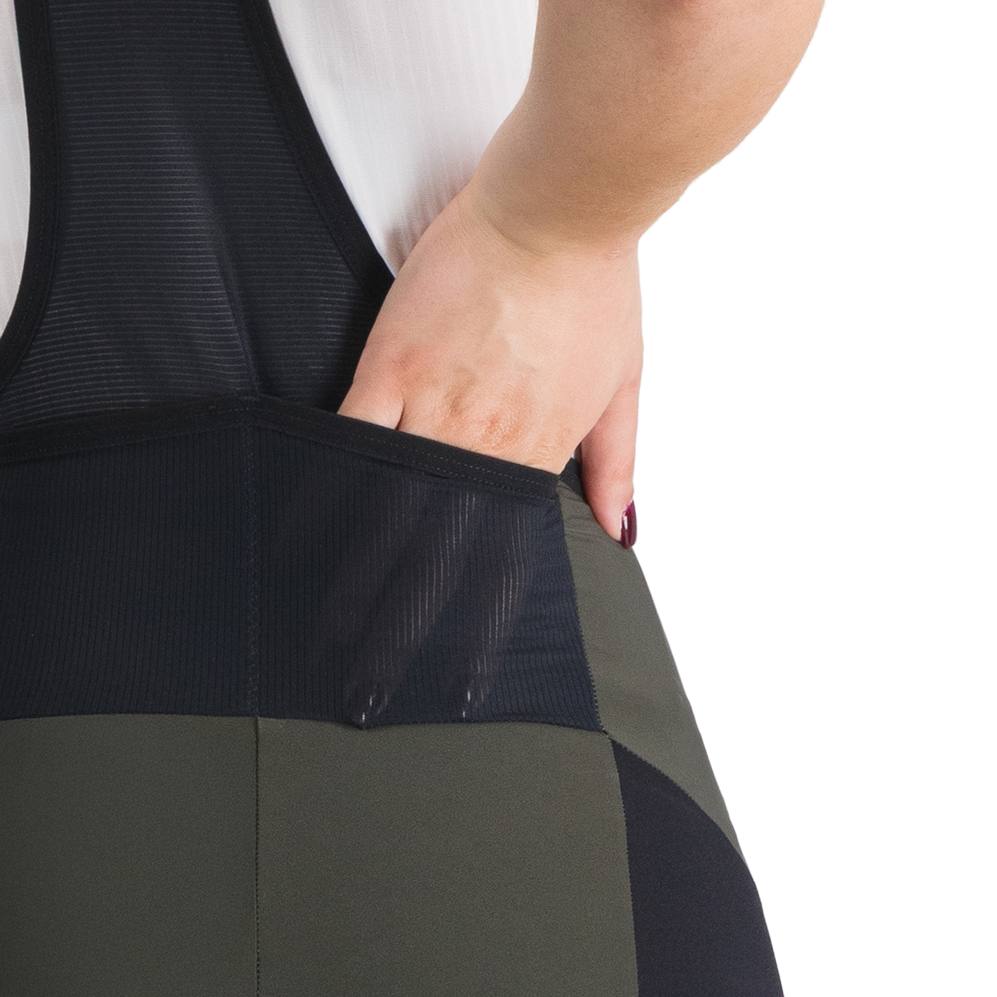 SPORTFUL SUPERGIARA 2 Bib Short Khaki/Sort til kvinder