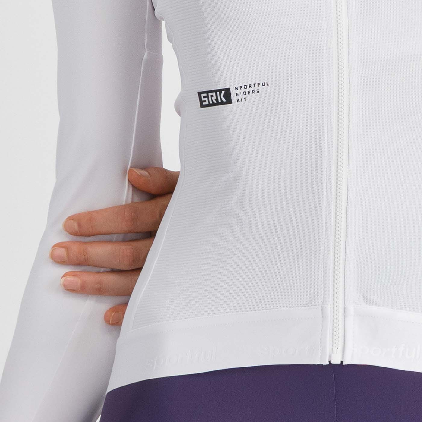 SPORTFUL SRK Maglia a maniche lunghe da donna, bianco