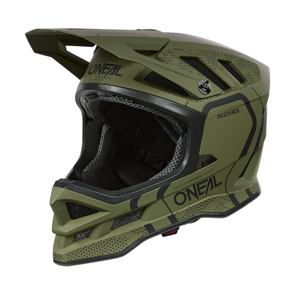 Casco MTB O'NEAL BLADE POLYACRYLITE STRIKE Verde/Nero
