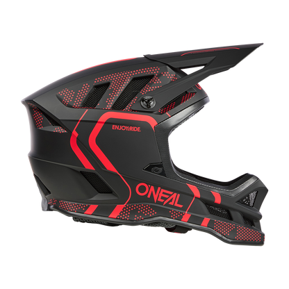 Casco MTB O'NEAL BLADE POLYACRYLITE STRIKE Nero/Rosso