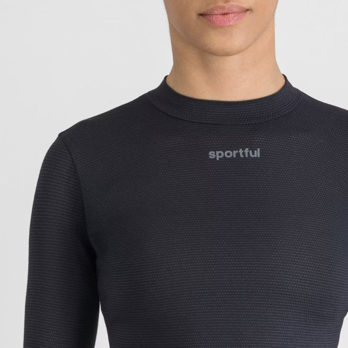 Μαύρη γυναικεία ισοθερμική μπλούζα SPORTFUL MERINO με μακριά μανίκια