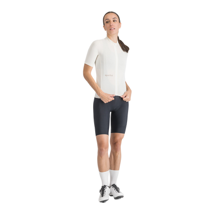 Koszulka kolarska SPORTFUL CLASSIC Krótki Rękaw Damska Kremowa