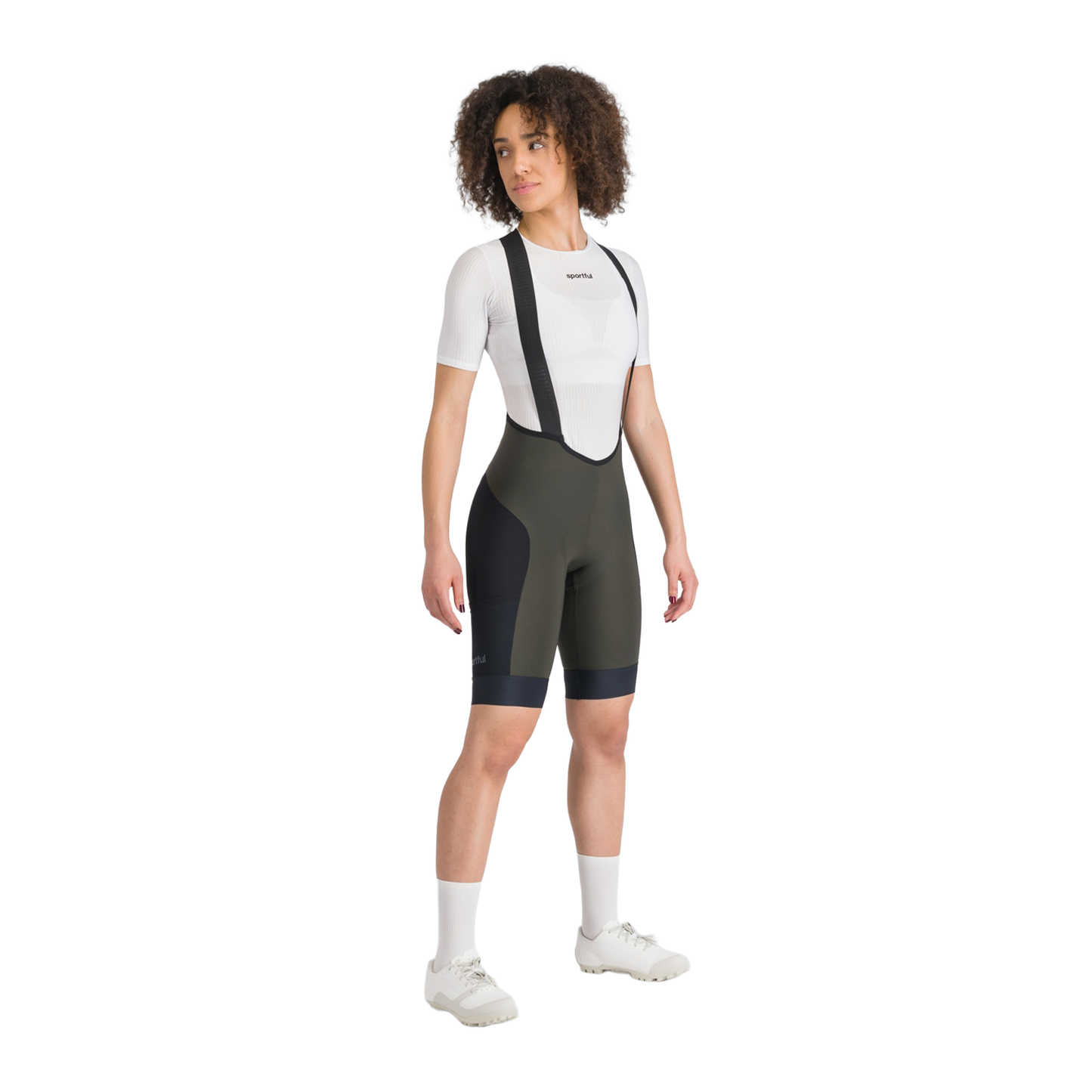 SPORTFUL SUPERGIARA 2 Bib Short Khaki/Sort til kvinder