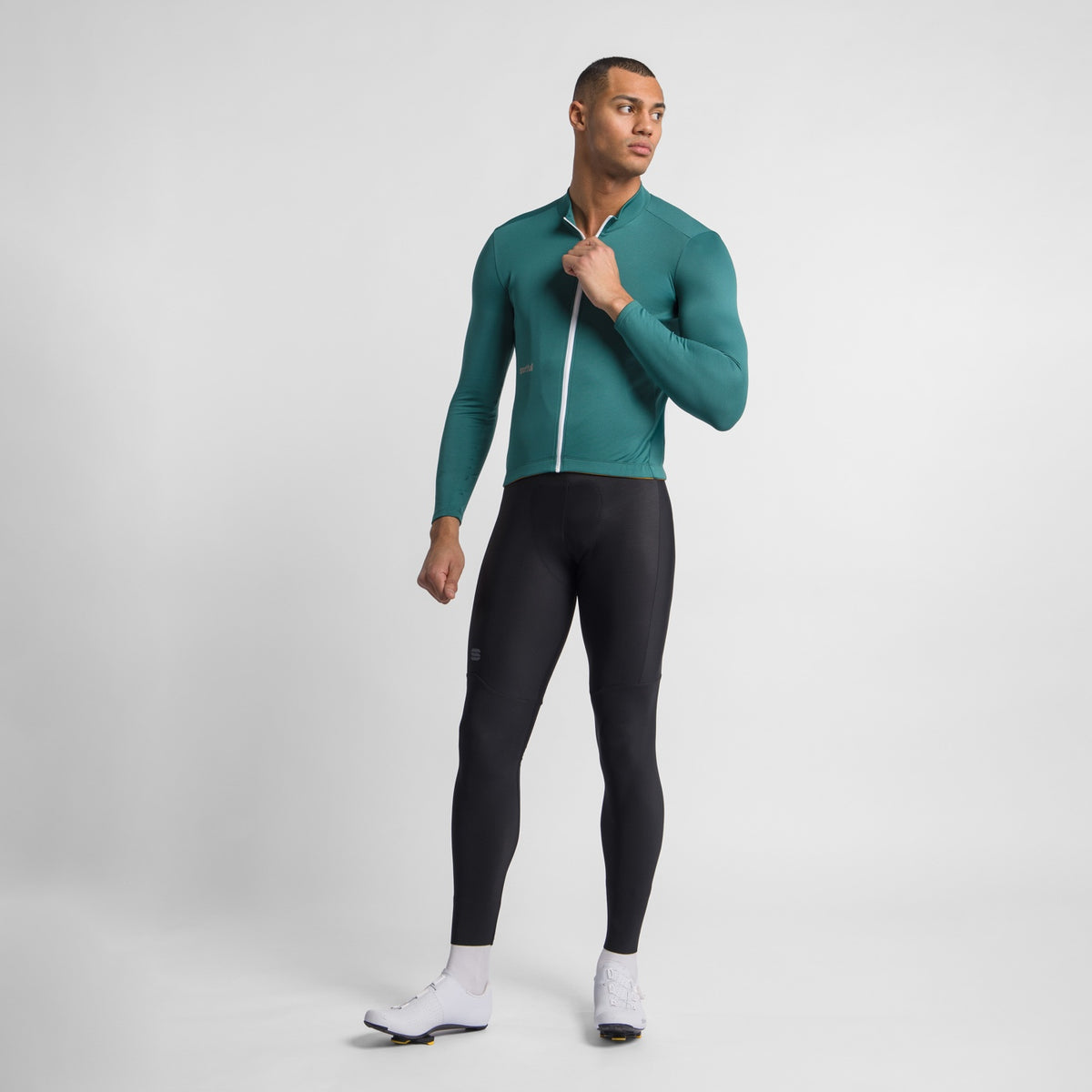 Κλασική μακρυμάνικη ποδηλατική μπλούζα Sportful, πράσινη