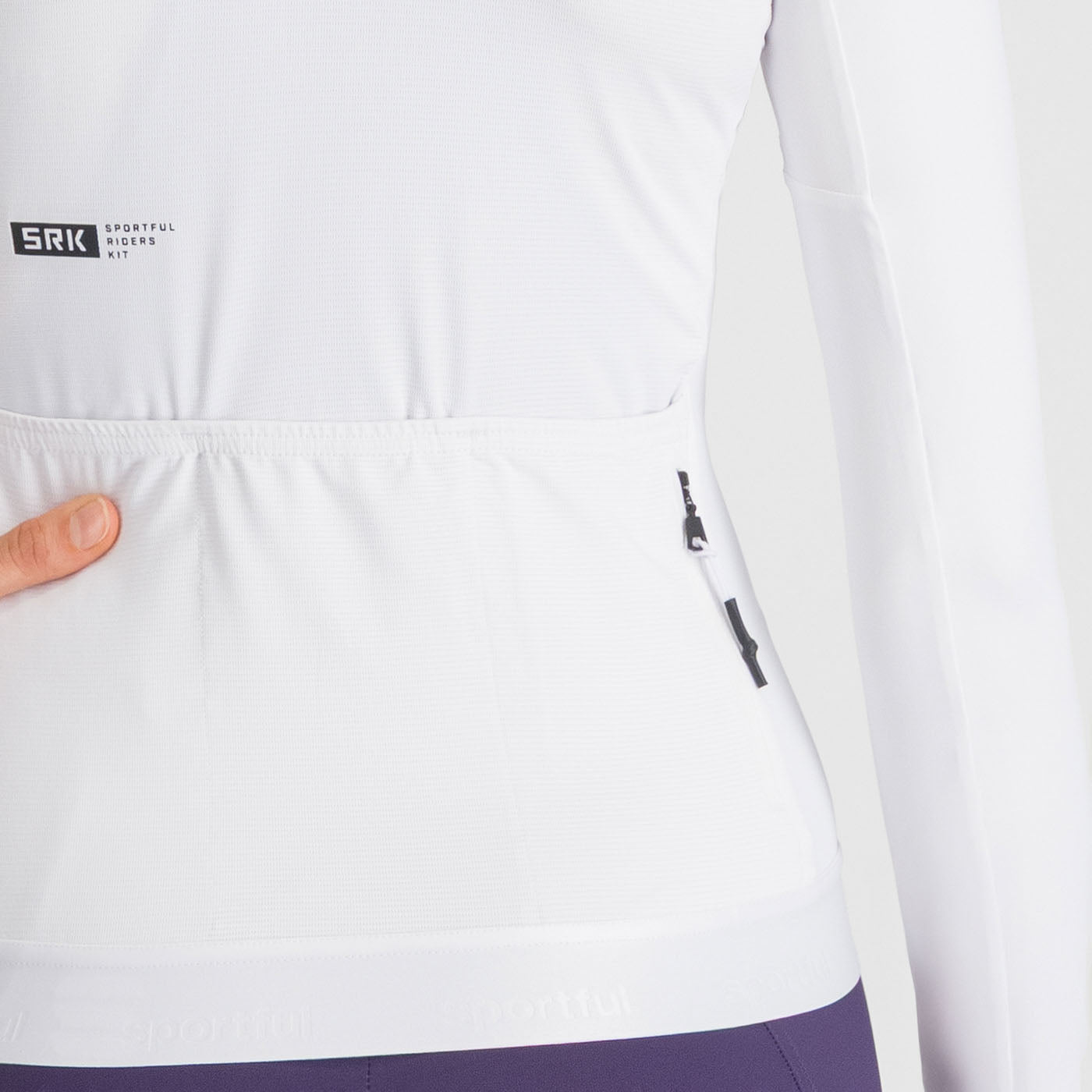 SPORTFUL SRK Maglia a maniche lunghe da donna, bianco