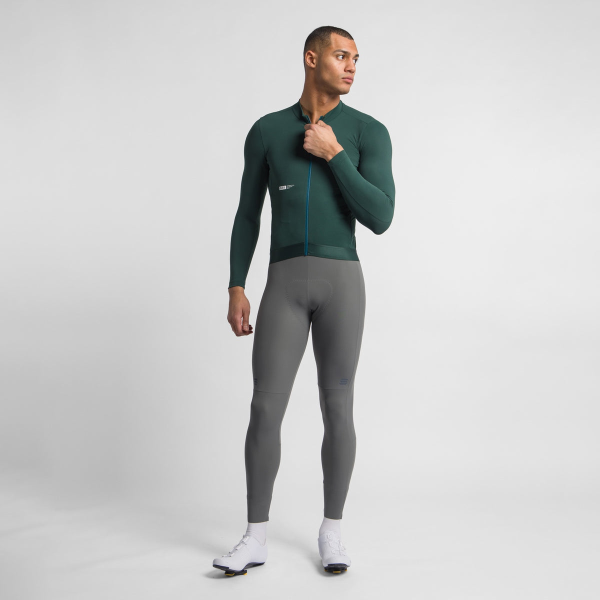Ποδηλατική μπλούζα SPORTFUL SRK 2 με μακριά μανίκια, πράσινη