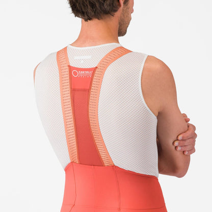 Korte Bretelles Broek CASTELLI ESPRESSO 2 Paprika