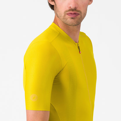 Shirt CASTELLI ESPRESSO 2 Korte Mouwen Geel
