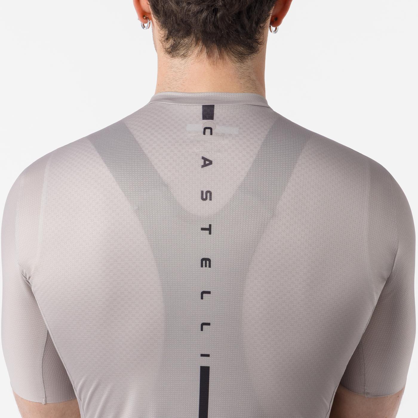 Maillot CASTELLI DRITTONE LOGO Manches Courtes Clay