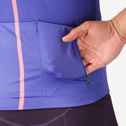 CASTELLI DRITTONE LOGO Short Sleeve Jersey Violet