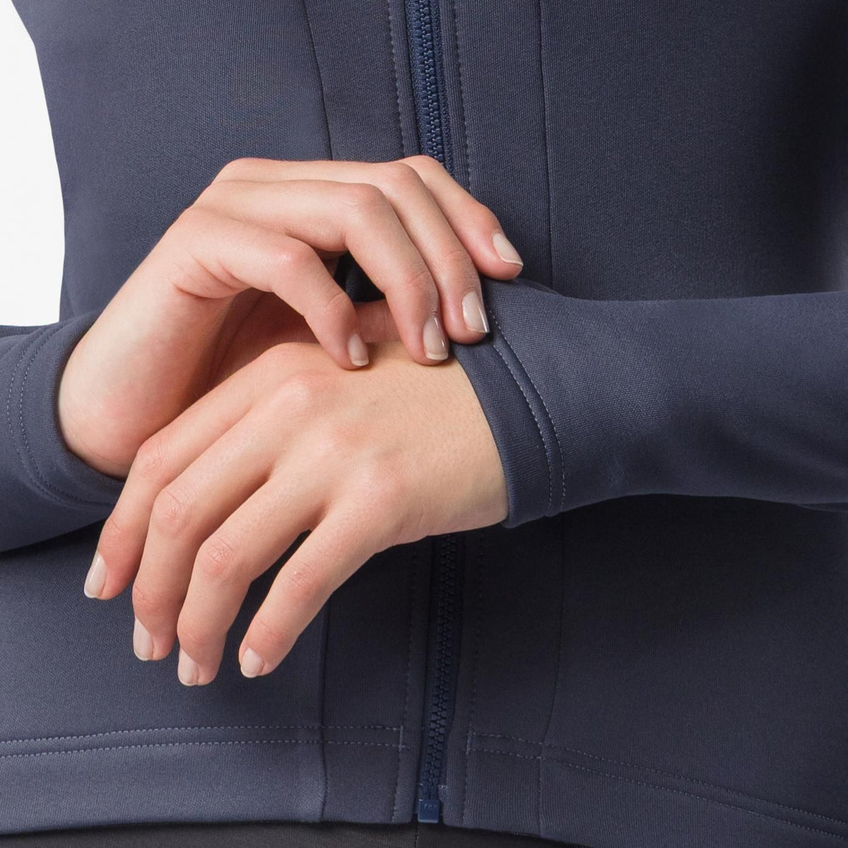 Trui CASTELLI SINERGIA 3 FZ Lange Mouwen Dames Blauw