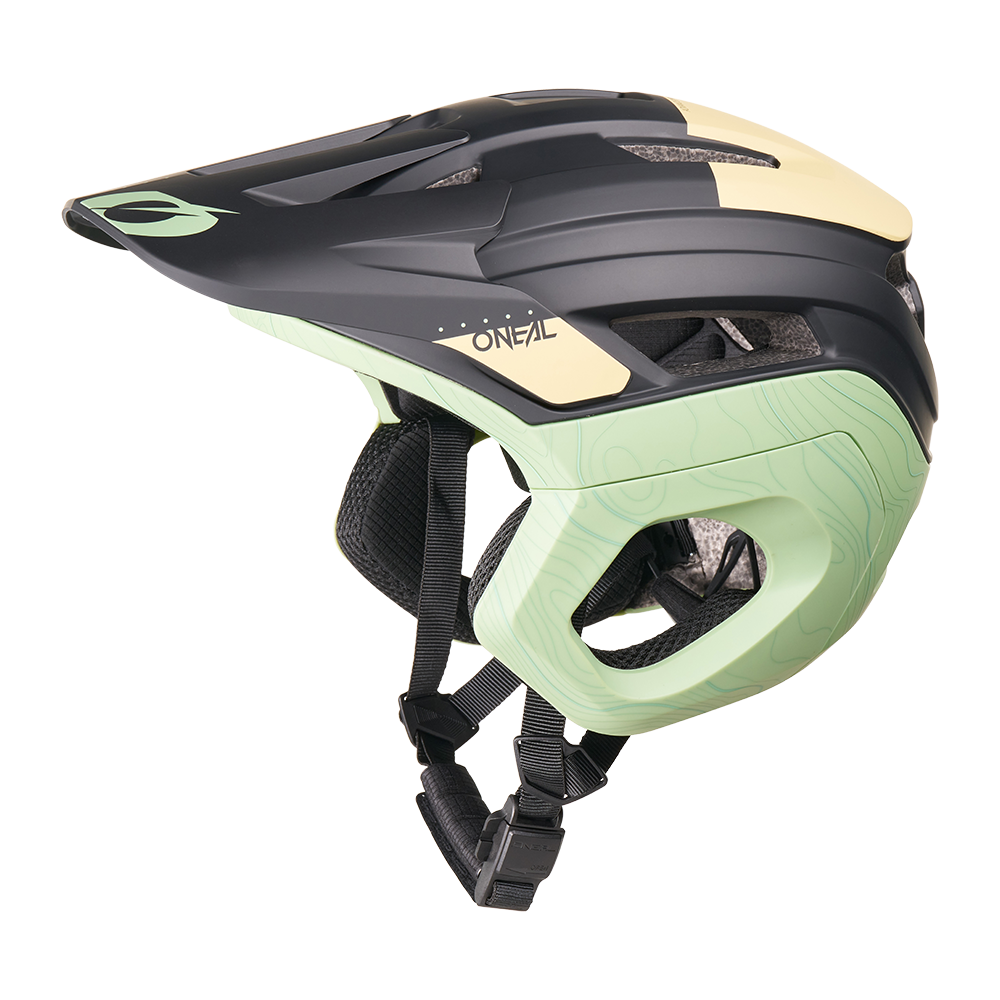 Kask MTB O'NEAL TRAPPER EVO TOPO czarny/piaskowy/miętowy