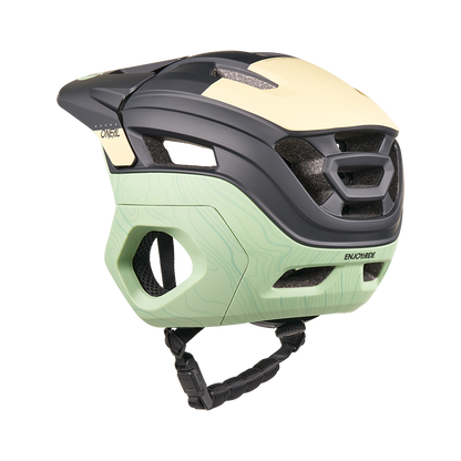 Kask MTB O'NEAL TRAPPER EVO TOPO Czarny/Sand/Mint