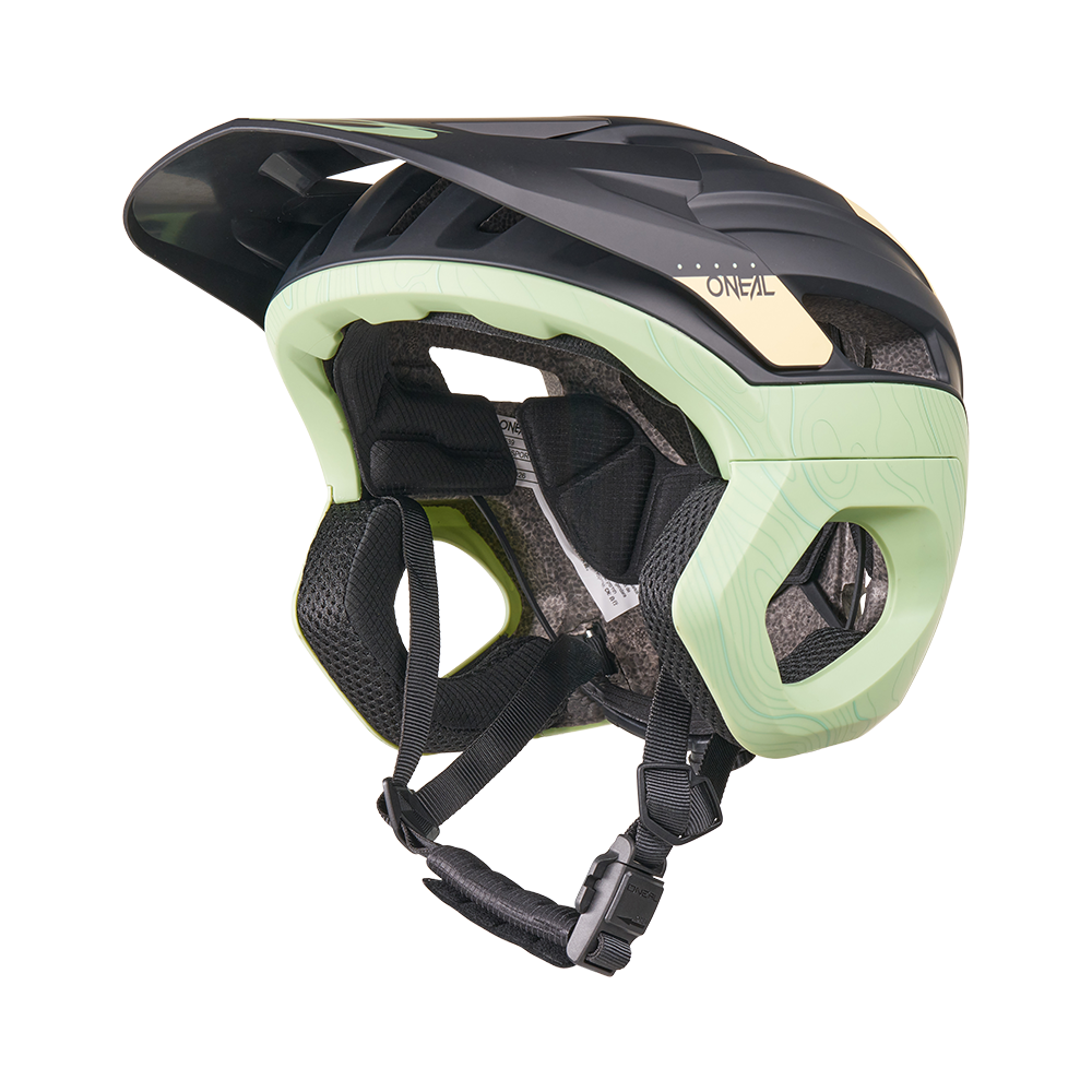 Kask MTB O'NEAL TRAPPER EVO TOPO czarny/piaskowy/miętowy