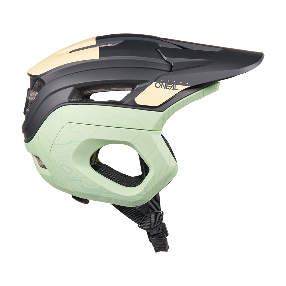 Kask MTB O'NEAL TRAPPER EVO TOPO czarny/piaskowy/miętowy