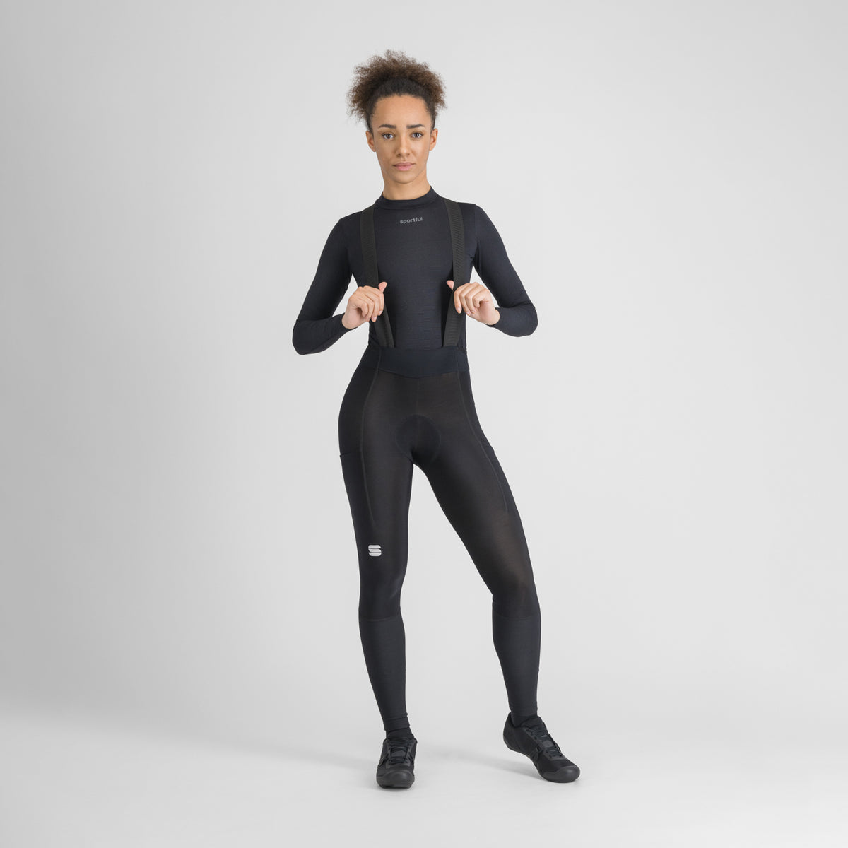 Μαύρη γυναικεία ισοθερμική μπλούζα SPORTFUL MERINO με μακριά μανίκια