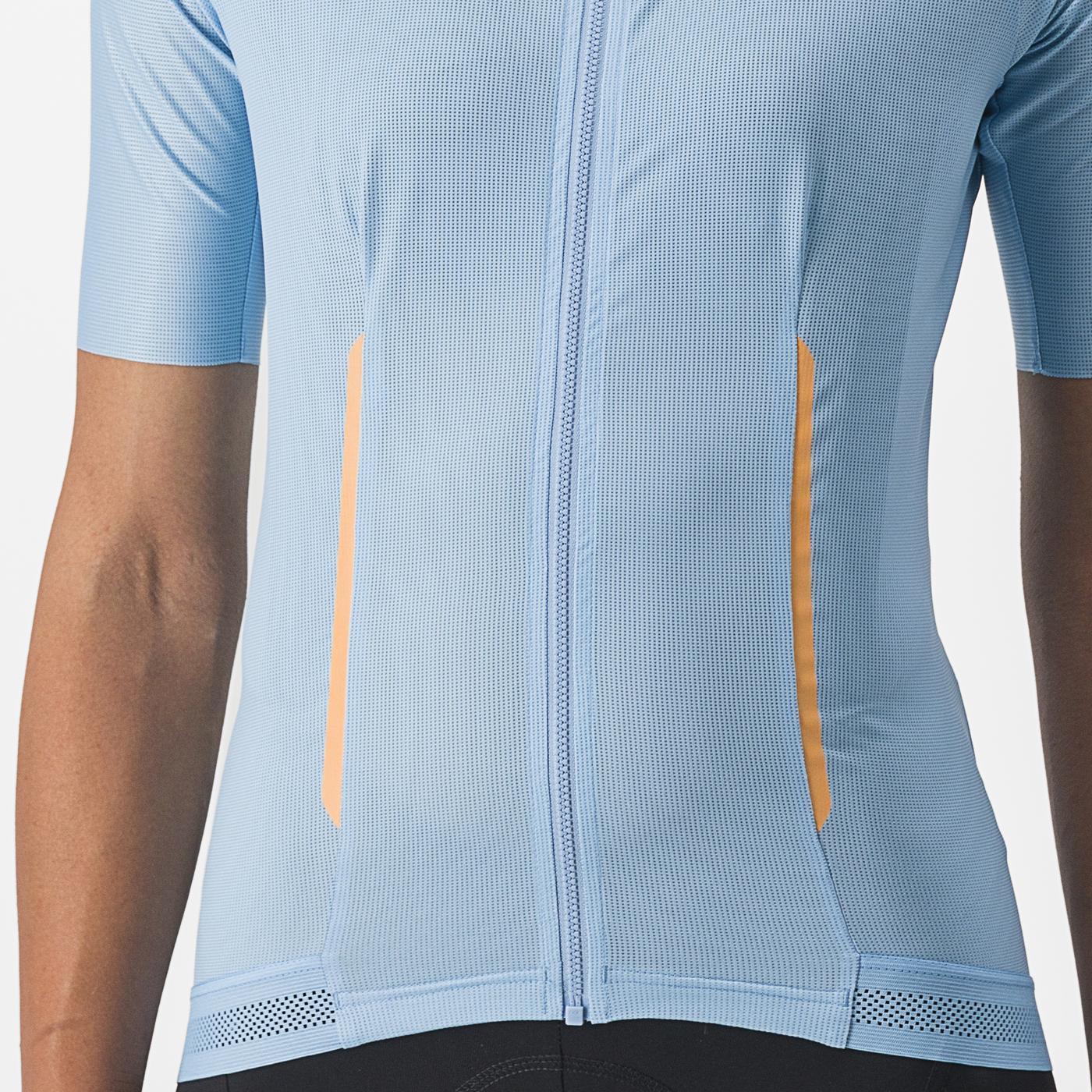 CASTELLI ENDURANCE W kortærmet dametrøje blå
