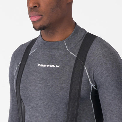 Дълъг Клин с Презрамки CASTELLI UNLIMITED Черен