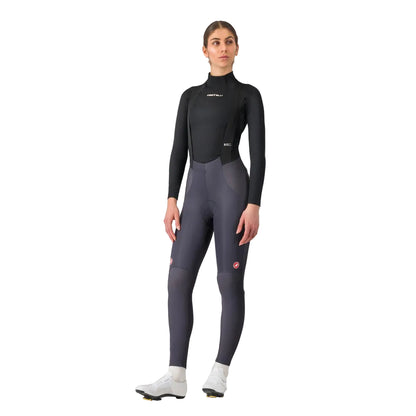 Damesondershirt CASTELLI FLANDERS 2 Lange Mouwen Zwart