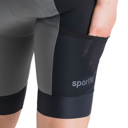 Culote Corto con Tirantes SPORTFUL SUPERGIARA 2 Mujer Gris/Negro