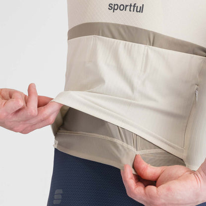 Koszulka SPORTFUL HYPEREPIC Krótki Rękaw Kremowa