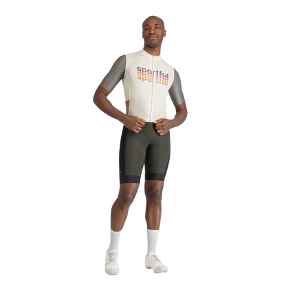 Maglia SPORTFUL SUPERGIARA 2 LOGO Maniche Corte Crema
