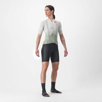 CASTELLI CLIMBER'S 2.0 W Naisten Lyhythihainen Paita Harmaa/Vihreä