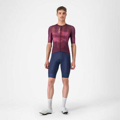 CASTELLI CLIMBER'S A/C Short Sleeve Jersey Burgundy