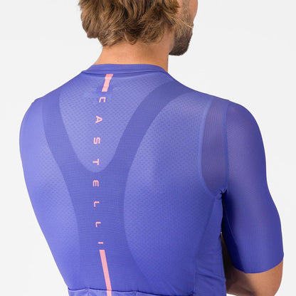 CASTELLI DRITTONE LOGO Short Sleeve Jersey Violet