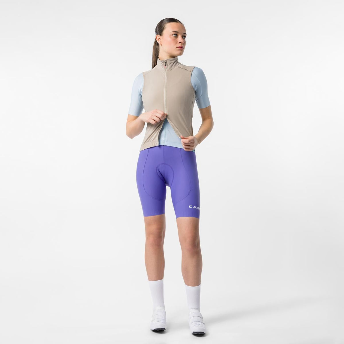 Hihaton Takki CASTELLI ESPRESSO 2 Nainen Beige