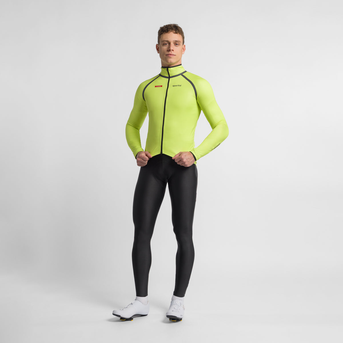 Sárga SPORTFUL FIANDRE HYPER téli kerékpáros kabát
