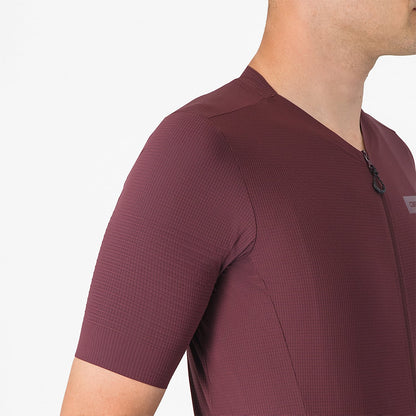 CASTELLI PREMIO EVO -pyöräilypaita Lyhythihainen Bordeaux