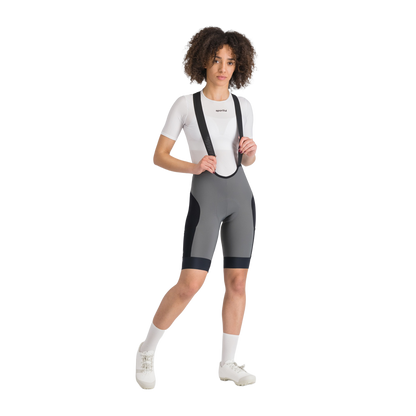 Culote Corto con Tirantes SPORTFUL SUPERGIARA 2 Mujer Gris/Negro
