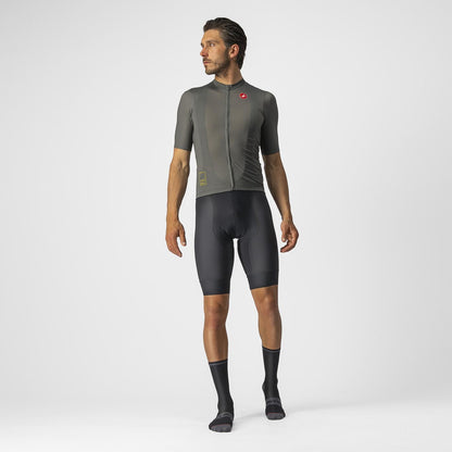 Maglia CASTELLI BREATHE ATTACK Maniche Corte Grigio/Verde