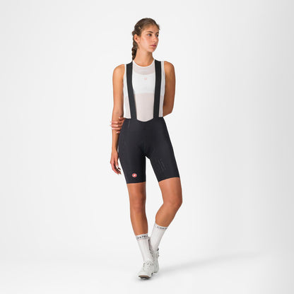 Damen-Trägerhose CASTELLI FREE AERO RACE Schwarz