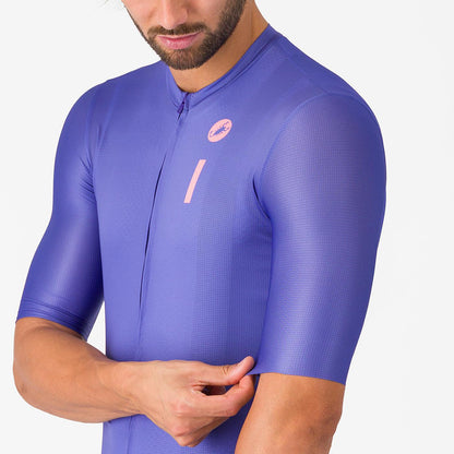 CASTELLI DRITTONE LOGO Short Sleeve Jersey Violet