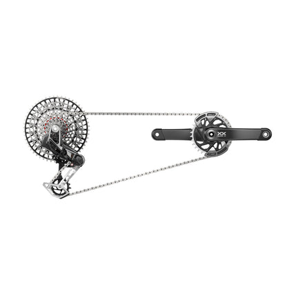 SRAM XX EAGLE T-TYPE AXS Q174 DUB WIDE 32-hampainen 2-Guards 10/52 -ryhmä