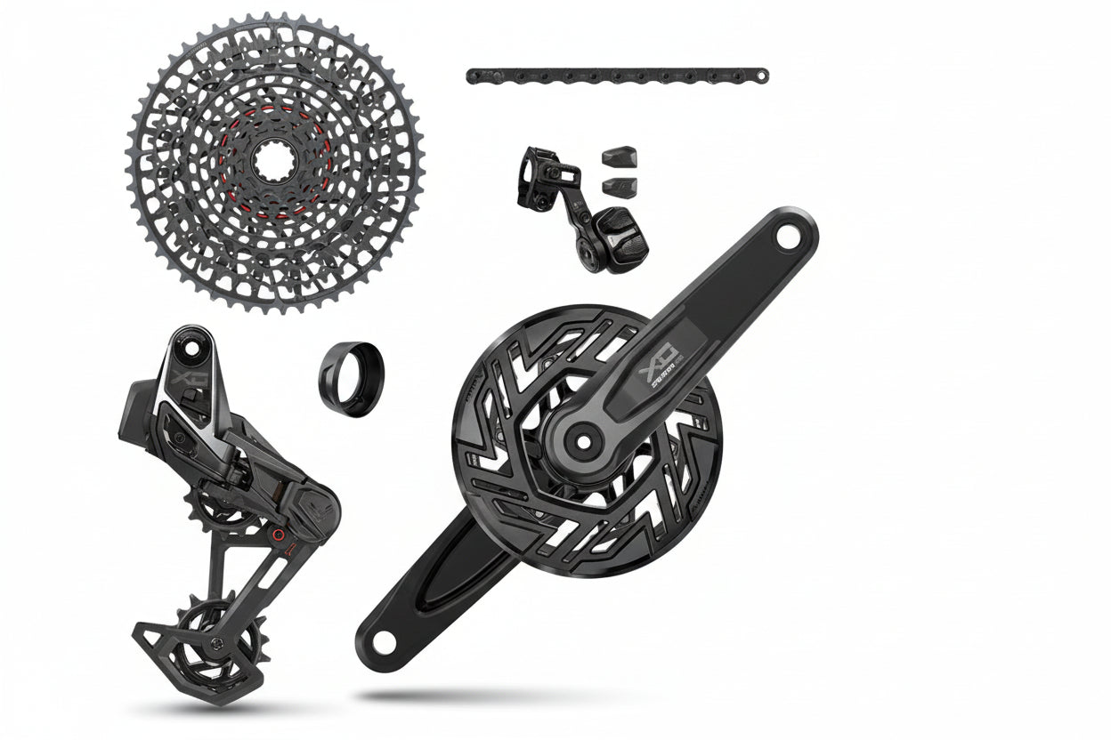 Groupe SRAM X0 EAGLE E-MTB BROSE ISIS AXS T-TYPE 36 Dents CLIP-ON 10/52