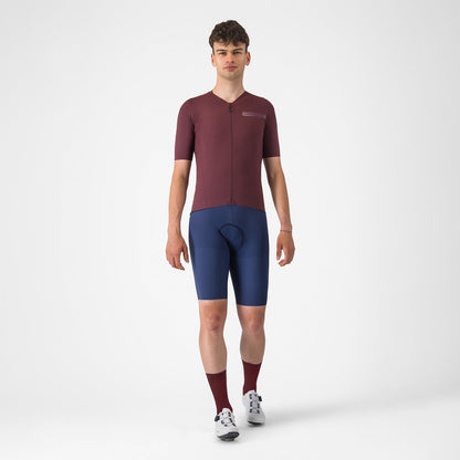 CASTELLI PREMIO EVO -pyöräilypaita Lyhythihainen Bordeaux