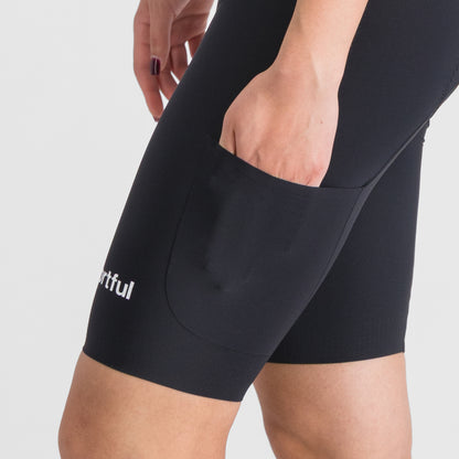 Tuta SPORTFUL G-SUIT Maniche Corte Donna Nero/Bianco