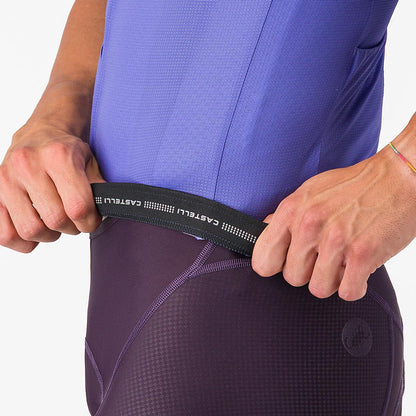 CASTELLI DRITTONE LOGO Short Sleeve Jersey Violet