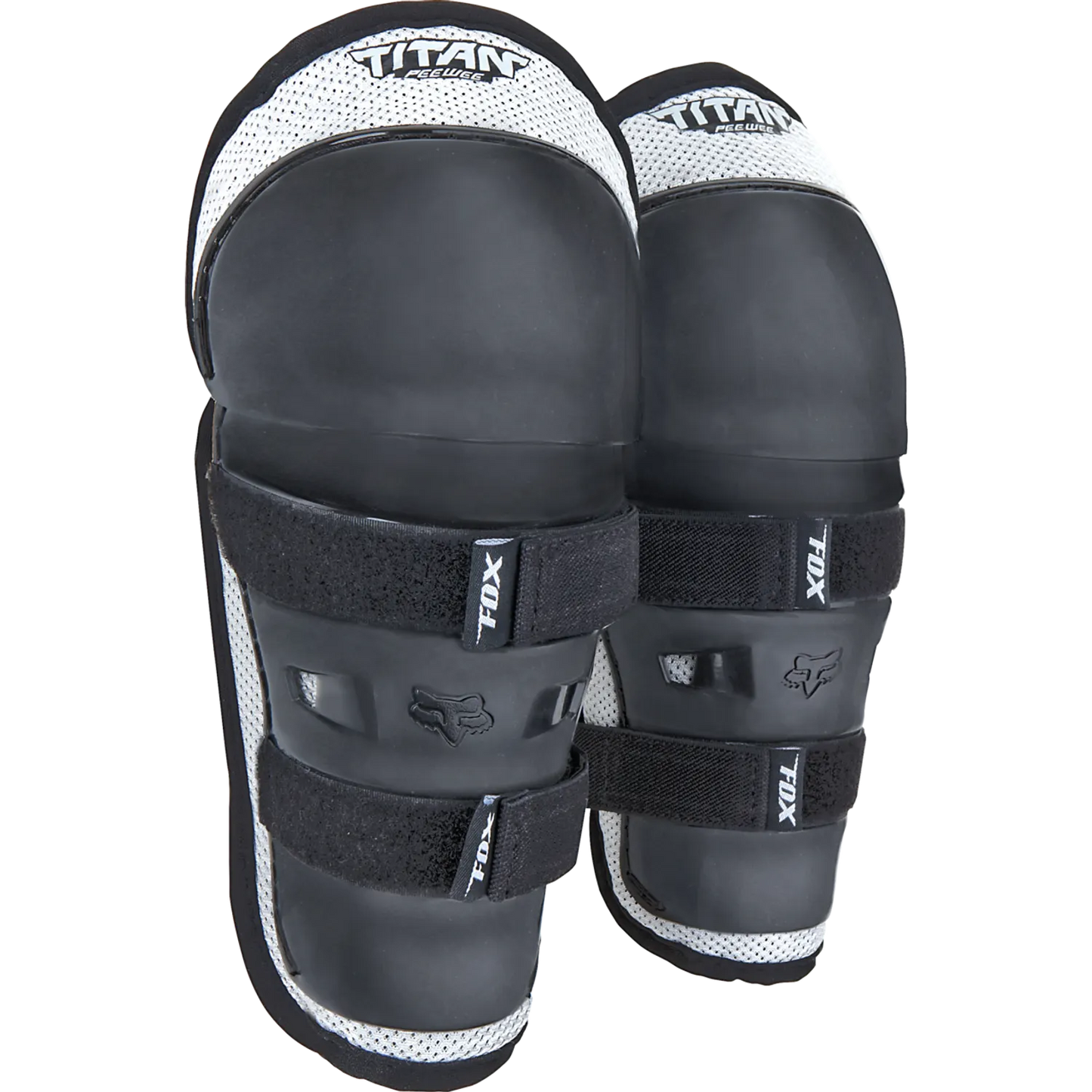FOX TITAN Junior Knie-/Schienbeinschoner Schwarz/Silber