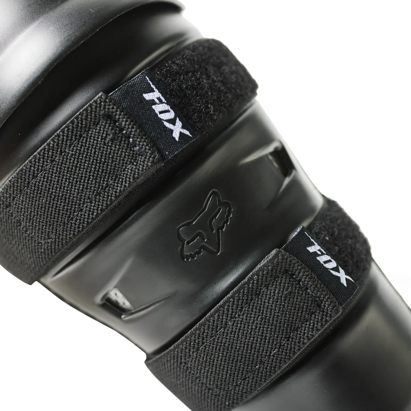 FOX TITAN Junior Knie-/Schienbeinschoner Schwarz/Silber