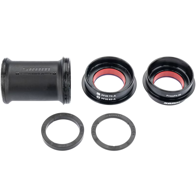 Keramické stredové zloženie SRAM DUB PressFit 30 cestné WIDE 86,5 mm